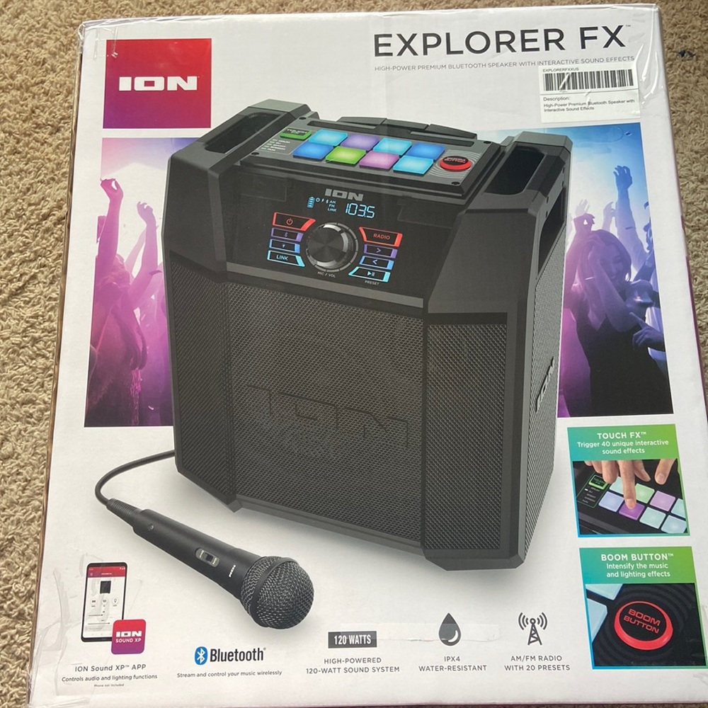 ion, 120 watts, black